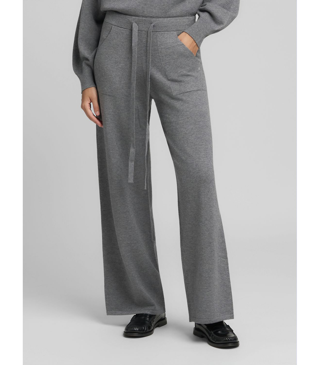 レギュラーフィット ニットパンツ（セットアップ） 詳細画像 アイアングレー 2